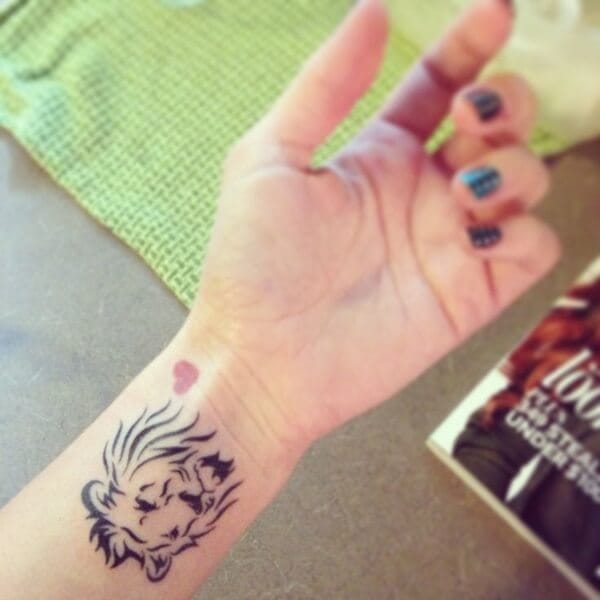15+ Best Lion Tattoo Ideas - Wrist Designs - PetPress