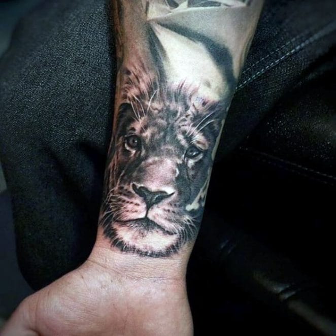 15+ Best Lion Tattoo Ideas - Wrist Designs - PetPress