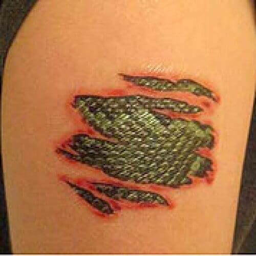 21+ Ripping Flesh Tattoo