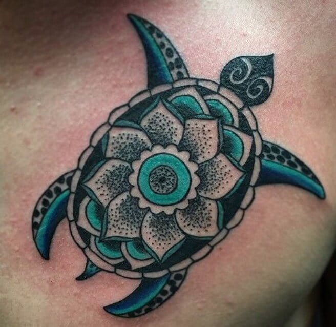 15+ Mandala Turtle Tattoo Designs - PetPress