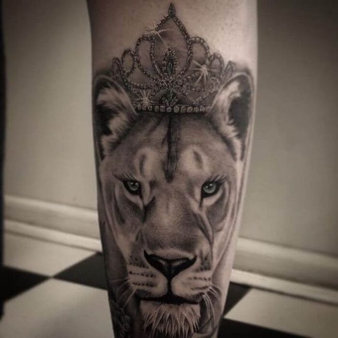 10+ Best Lioness Tattoos - Queen Tattoo Ideas - PetPress