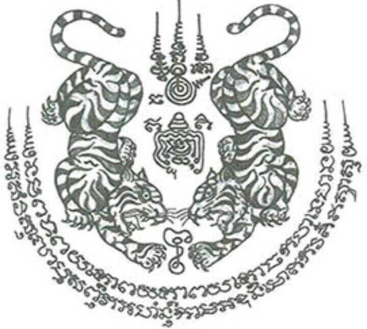 10+ Sak Yant Tattoo Ideas - Tiger Tattoo Designs - PetPress