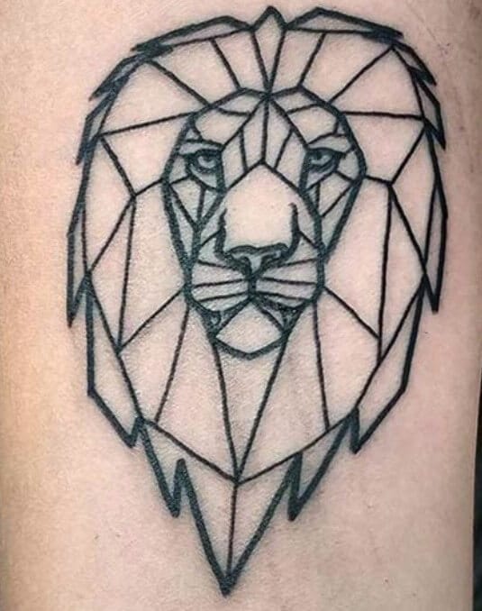 15+ Simple Tattoos: Lion Tattoos That Are Simply Genius - PetPress