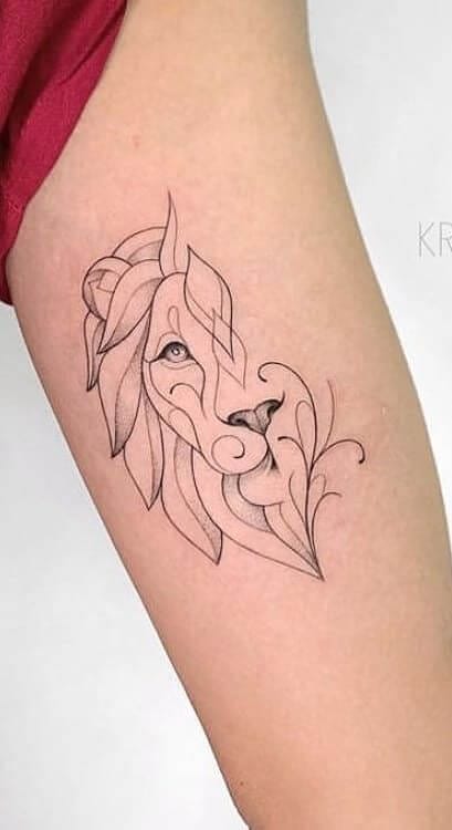 15+ Simple Tattoos: Lion Tattoos That Are Simply Genius - Page 3 of 3 ...