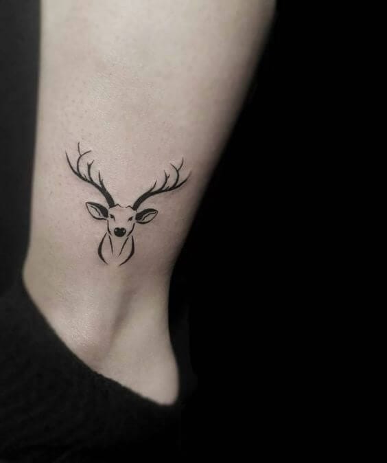 21 Small Deer Tattoo Ideas For Girls  Styleoholic