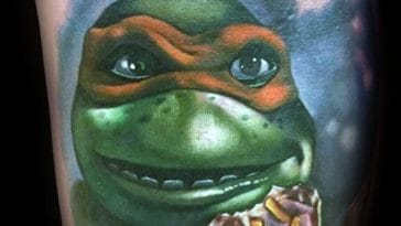 teenage mutant ninja turtle tattoo cool