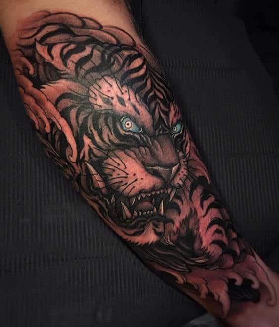 17+ Realistic Forearm Tattoo Ideas – Tiger Tattoo Designs - PetPress