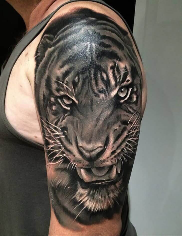 15+ Best Sleeve Tattoo Designs – Tiger Tattoo Ideas - PetPress