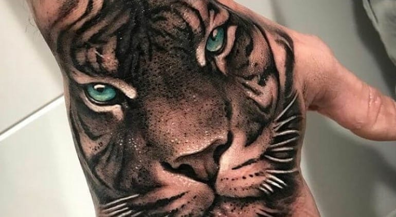 15+ Cool Hand Tattoos - Tiger Tattoo Designs - PetPress 15+ Cool Hand Tattoos - Tiger Tattoo Designs - PetPress
