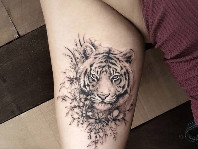 15+ Realistic Tiger Tattoo Designs For Women - PetPress