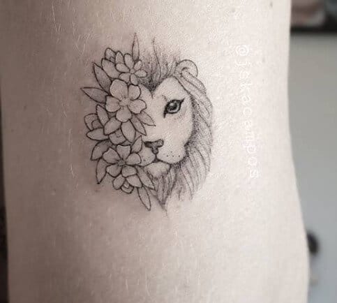 15+ Small Lion Tattoos - Tiny Tattoo Designs - PetPress