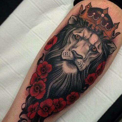 12+ Traditional Lion Tattoo Designs & Ideas - PetPress
