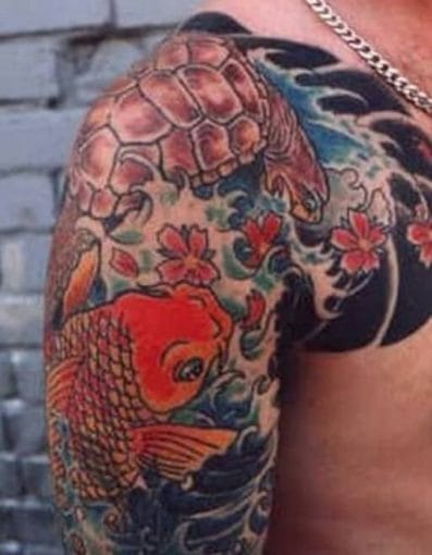 The 12+ Best Shoulder Tattoos - Turtle Tattoo Designs - PetPress