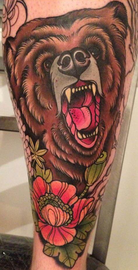 12+ American Traditional Bear Tattoo Ideas - PetPress