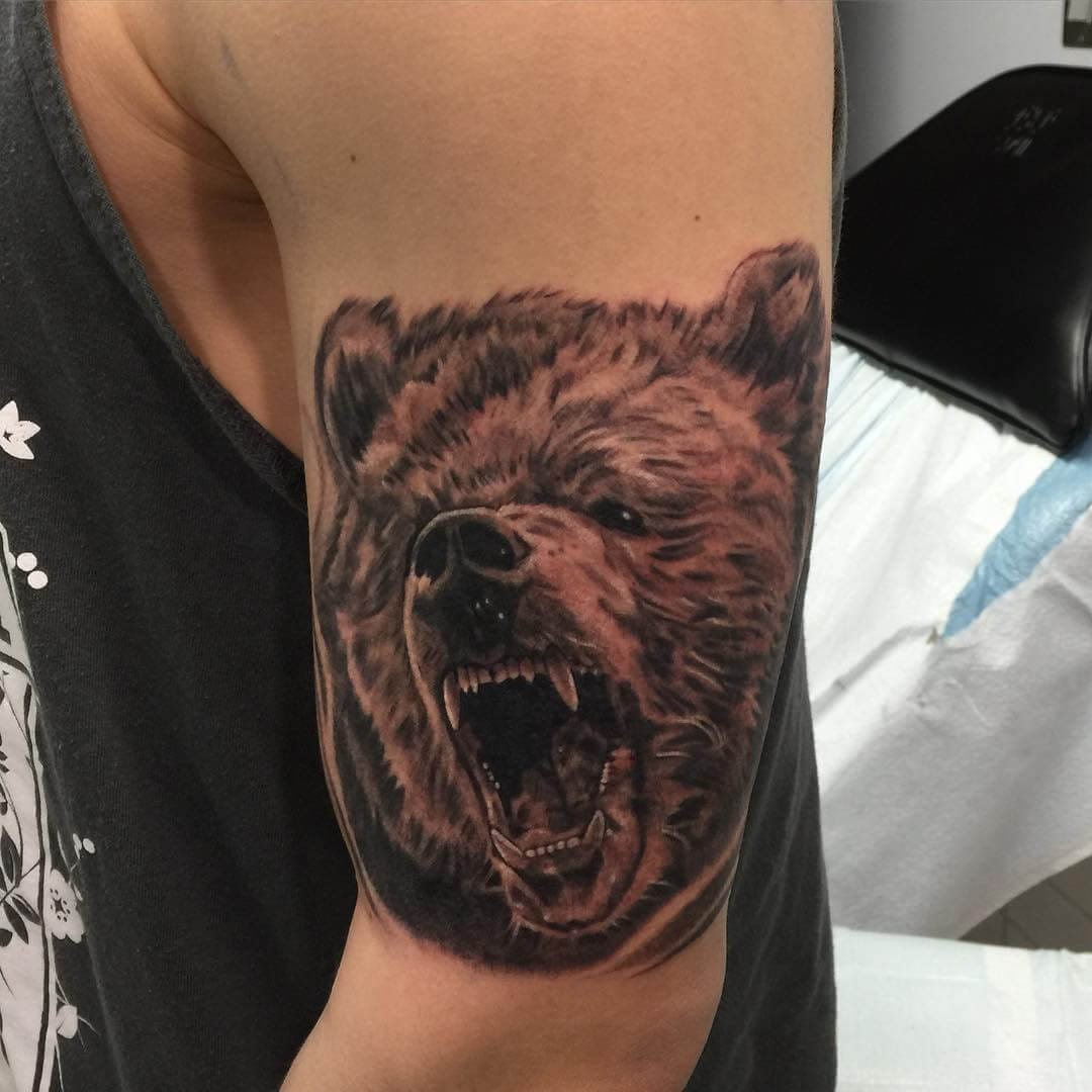 12+ Angry Bear Tattoo Designs PetPress