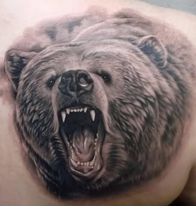 12+ Bear Back Tattoo Designs - PetPress