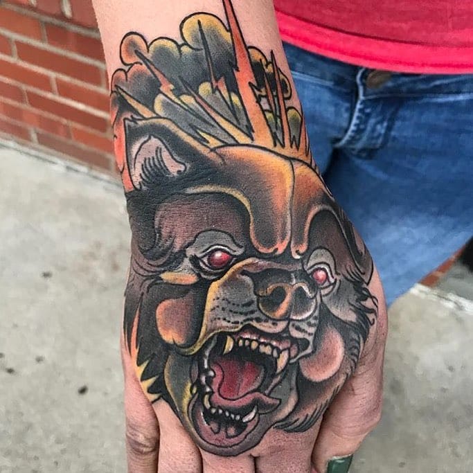 15+ Bear Hand Tattoo Designs and Ideas - PetPress