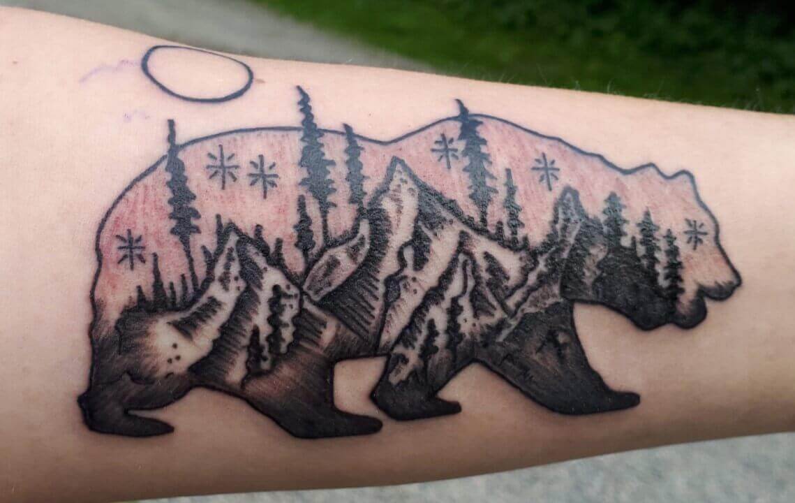 Bear Mountain by Adam Sky Hold Fast Studio Redwood City California  r tattoos