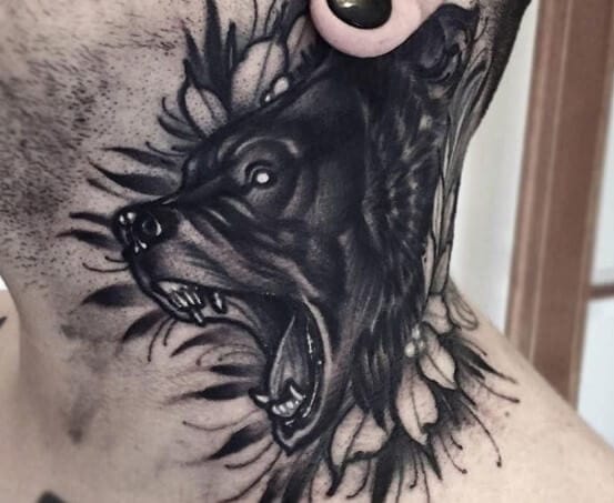 10+ Bear Neck Tattoo Ideas - PetPress