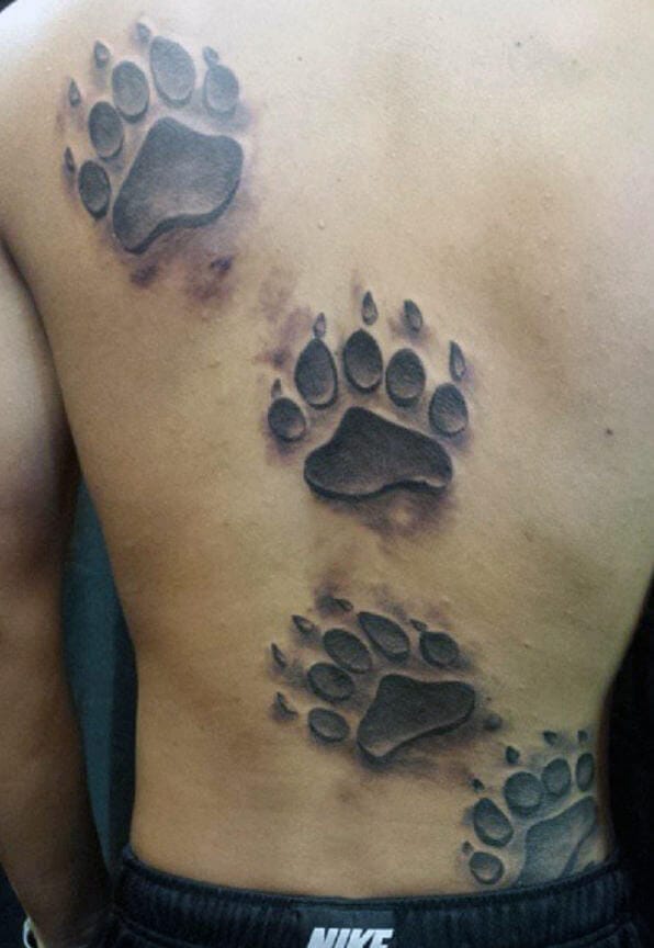 12+ Best Bear Paw Print Tattoo Designs - PetPress