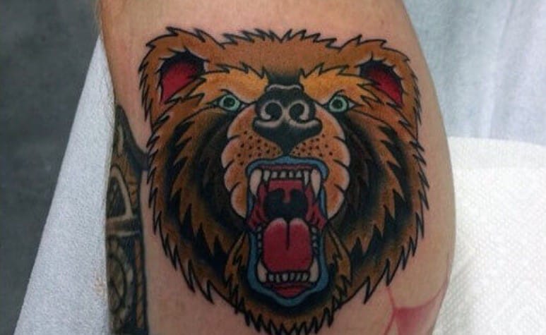 15+ Traditional Bear Tattoo Designs and Ideas - PetPress 15+ Traditional Bear Tattoo Designs and Ideas - PetPress