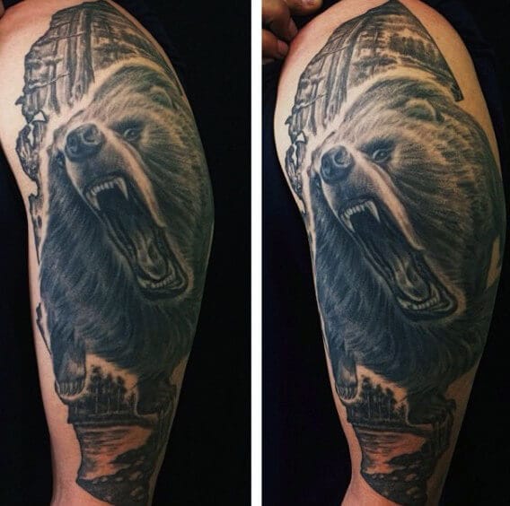 12+ Best Bear Tattoo Ideas for Men - PetPress