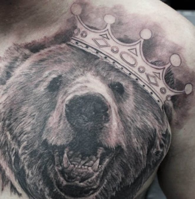 12+ Best Bear With Crown Tattoo Designs - PetPress