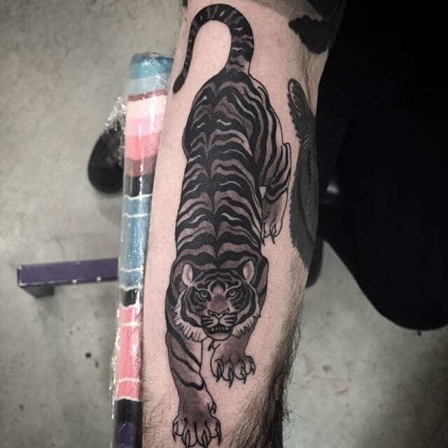 12+ Best Crawling Tiger Tattoo Designs PetPress