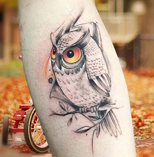 10+ Great Horned Owl Tattoo Ideas - PetPress