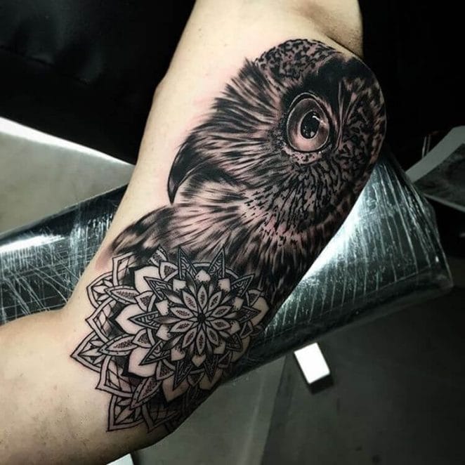 12+ Best Mandala Owl Tattoo Designs - PetPress