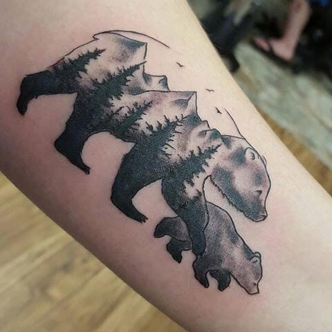 10+ Cutest Momma Bear Tattoo Designs - PetPress