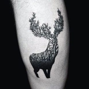 10+ Best Moose Silhouette Tattoo Designs - PetPress