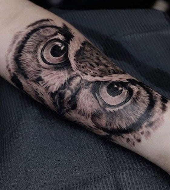 12+ Realistic Owl Eyes Tattoo Designs - PetPress