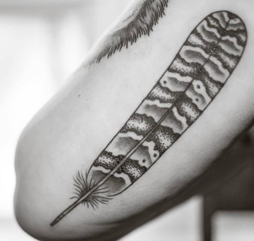 15+ Best Owl Feather Tattoo Ideas and Designs - PetPress