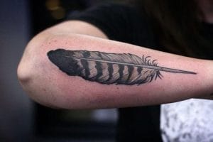 15+ Best Owl Feather Tattoo Ideas and Designs - PetPress