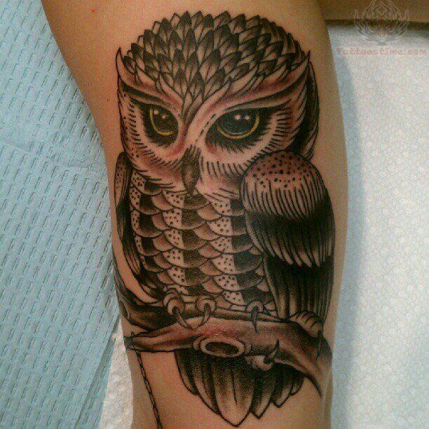 12+ Best Owl Leg Tattoo Designs - PetPress
