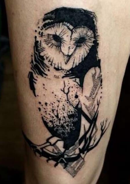 12+ Best Owl Leg Tattoo Designs - PetPress