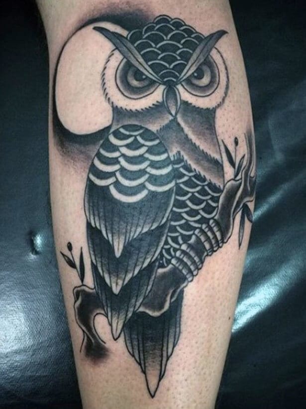 12+ Best Owl Leg Tattoo Designs - PetPress