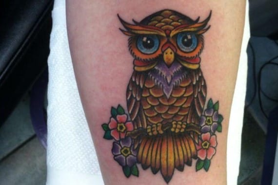 12+ Best Traditional Owl Tattoo Designs - PetPress