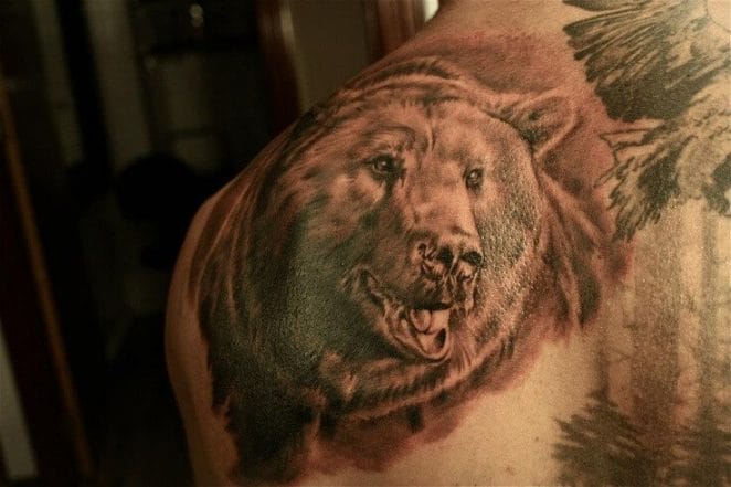 12+ Realistic Bear Tattoo Ideas - PetPress