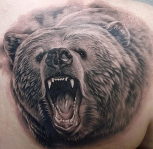 12+ Cool Roaring Bear Tattoo Designs - PetPress