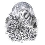 10+ Best Snowy Owl Tattoo Ideas - PetPress