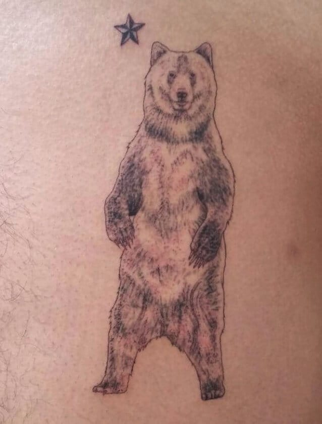 12+ Best Standing Bear Tattoo Designs PetPress