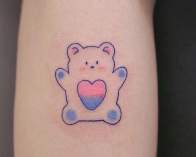 12+ Small Teddy Bear Tattoo Ideas - PetPress