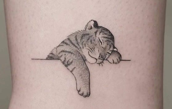 12+ Minimalist Tiger Tattoo Ideas That Will Inspire You To Get Inked ...