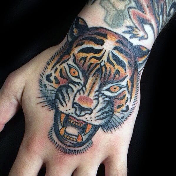 12+ Traditional Tiger Head Tattoo Designs and Ideas PetPress