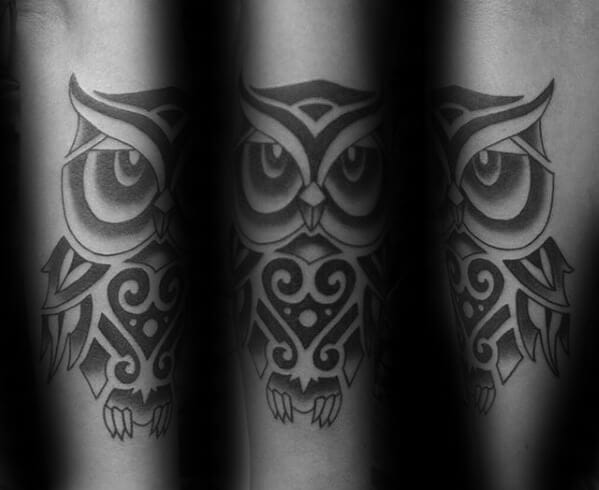 15+ Tribal Owl Tattoo Designs and Ideas - PetPress