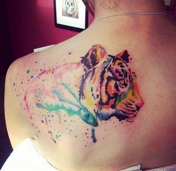 12+ Best Watercolor Tiger Tattoo Designs and Ideas - PetPress