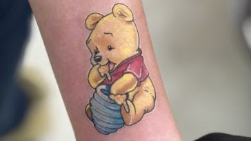 winnie the pooh tattoo design