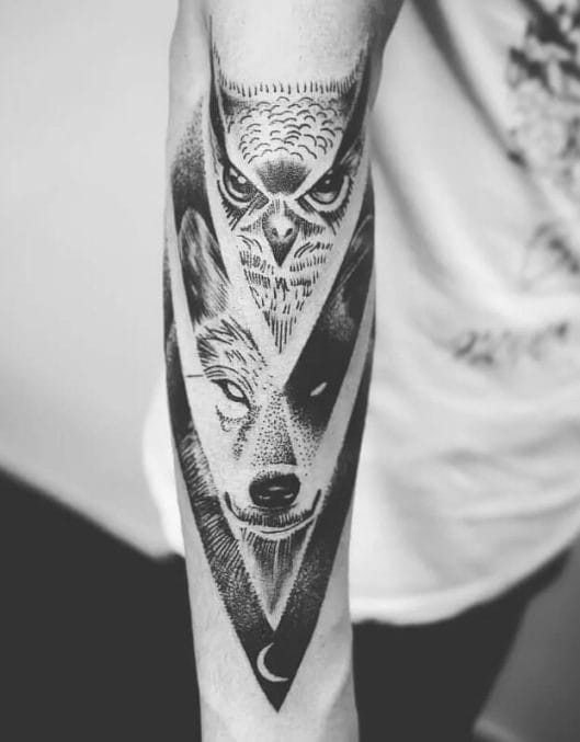 12+ Best Wolf and Owl Tattoo Ideas PetPress